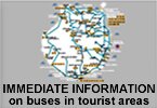 IMMEDIATE INFORMATION on buses in tourist areas